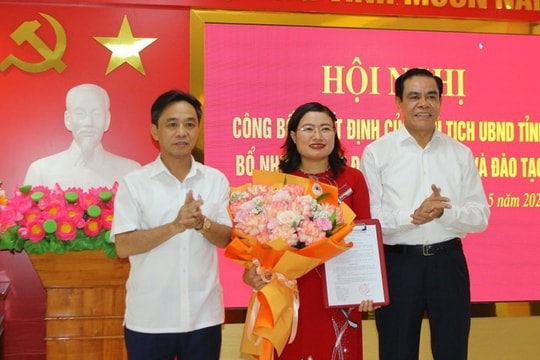 Bổ nhiệm nữ Bí thư Huyện ủy giữ chức Giám đốc Sở Giáo dục và Đào tạo