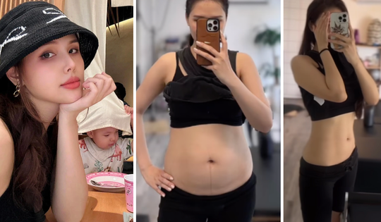 'Phu nhân hào môn' Phanh Lee hài hước khoe hành trình giảm 10 kg sau khi sinh con thứ 2