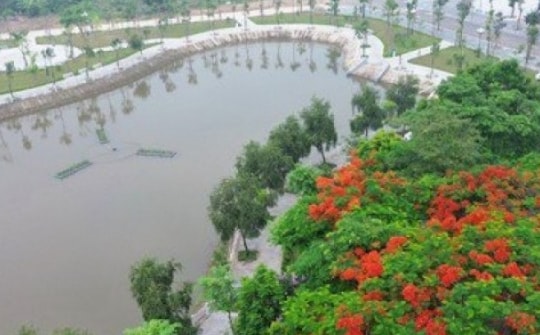 Quận Long Biên có thêm vườn hoa gần trăm tỷ đưa vào phục vụ người dân