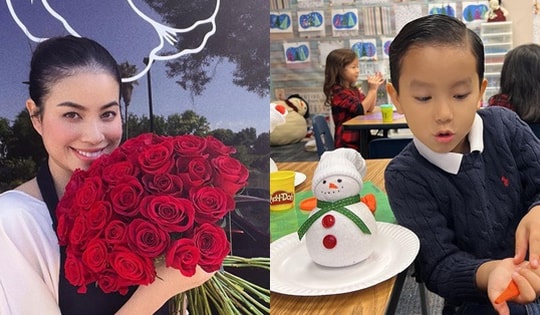 HH Phạm Hương dạo này: Nhan sắc vẫn "cực đỉnh" sau 9 năm đăng quang, tiết lộ 1 điều về con trai cả