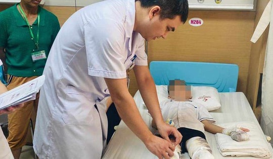 Chưa nghỉ hè đã nhiều trẻ nhập viện do tai nạn thương tích