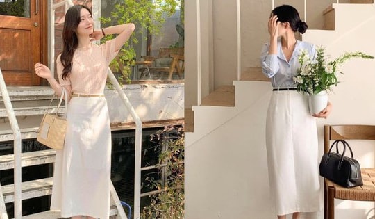 Nếu thường xuyên đi giày bệt, bạn hãy diện 4 kiểu chân váy