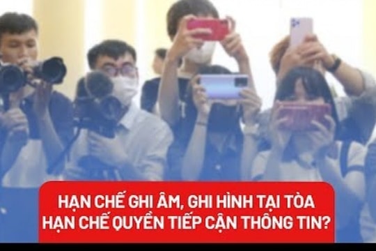 Quy định ghi âm, ghi hình tại tòa phải xin phép có hợp lý?