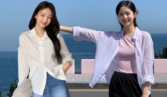 1 chiếc sơ mi trắng có thể diện tới 6 cách thanh lịch và ưng mắt