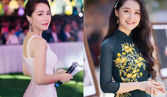 Nhan sắc đời thực đẹp mê li của BTV Thời sự Thu Hà