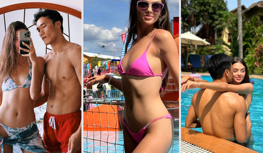 Vợ Tây của thủ môn Bùi Tiến Dũng diện bikini khoe hình thể 'gái một con' khiến nhiều người khó rời mắt