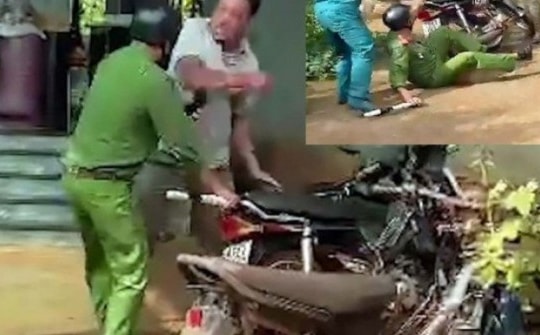 Bắt giữ tài xế xe máy húc văng đại úy công an