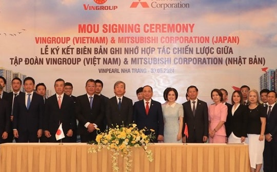 Vingroup Và Mitsubishi Corporation ký biên bản ghi nhớ hợp tác chiến lược toàn diện