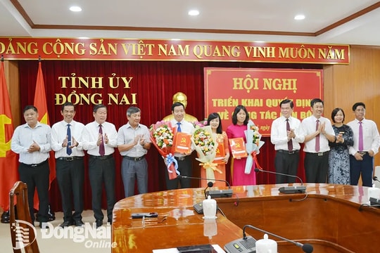 Bổ nhiệm 2 Trưởng phòng giữ chức Phó Trưởng Ban Nội chính Tỉnh ủy, Phó Hiệu trưởng