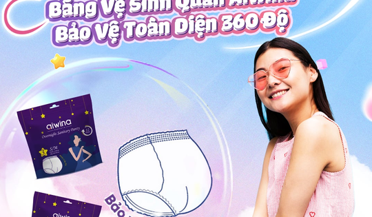 Tự tin ngày đèn đỏ với "vệ sĩ vô hình" Aiwina