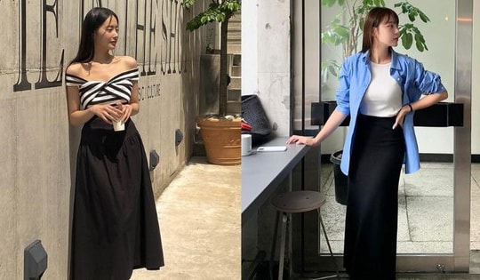 10 cách mặc chân váy đen dành cho người thích phong cách tối giản