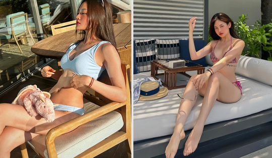 Thùy Anh khoe loạt ảnh bikini, độ nóng bỏng khác xa trong phim