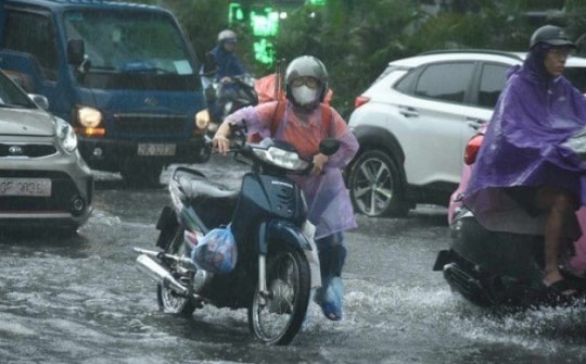 Cảnh báo mưa lớn, sấm sét tại Hà Nội và Bắc Bộ