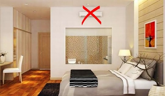 Lắp điều hòa trong phòng ngủ vị trí nào là tốt nhất? Thì ra bấy lâu nay rất nhiều người hiểu sai
