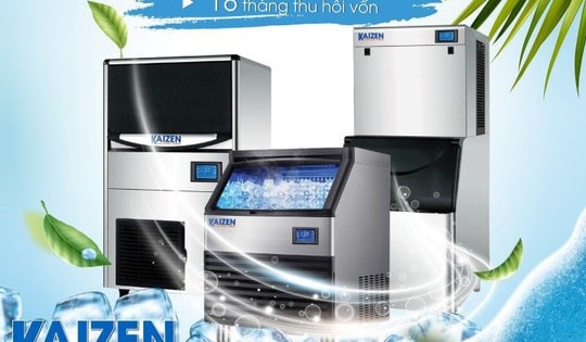 Tăng trưởng doanh thu cùng máy làm đá viên Kaizen tiết kiệm chi phí