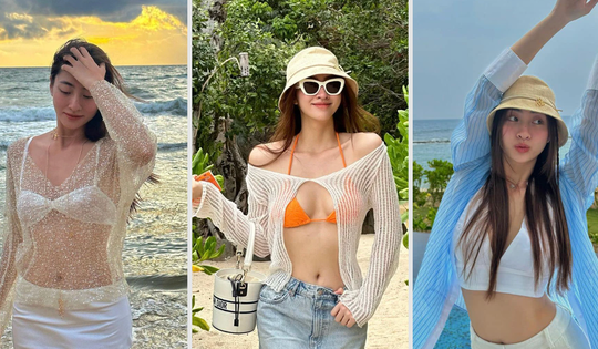 Lương Thùy Linh sáng tạo với bikini