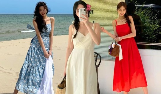 Gợi ý 10 cách diện váy hai dây xinh tươi cho chuyến du lịch mùa hè