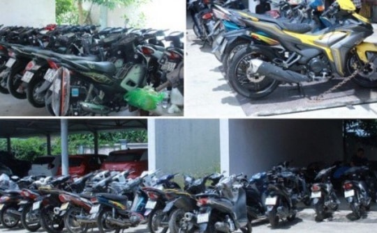 Đường dây trộm xe máy xuyên quốc gia đưa hơn 200 xe qua Campuchia tiêu thụ