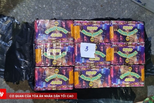 Bắt giữ nhiều đối tượng vận chuyển pháo trái phép