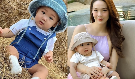 Vẻ ngoài đáng yêu của con trai Minh Hằng