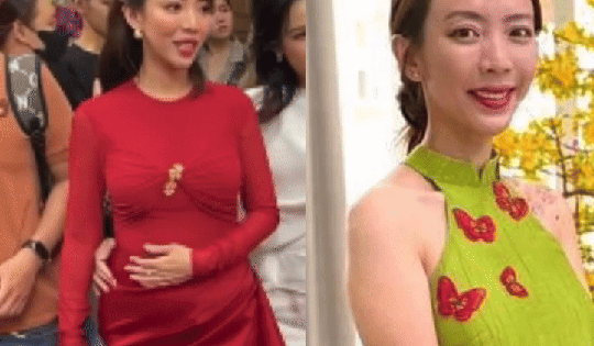 Diễn viên Thu Trang lộ dấu hiệu nghi mang thai lần 2 ở tuổi 39