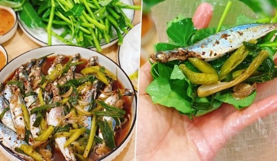 Đặc sản Đà Nẵng cá nục hấp cuốn bánh tráng rau muống - món ăn ngon, cách làm dễ, giảm béo nhanh