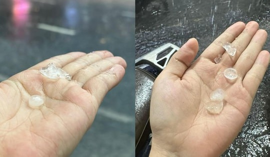 TP.HCM bất ngờ có mưa đá, người dân rần rần khoe mạng xã hội