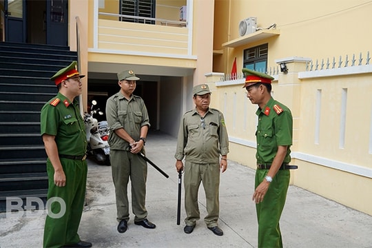 Mức hỗ trợ thành viên Tổ bảo vệ an ninh, trật tự cơ sở tại Bình Định