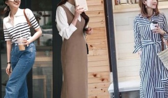 Kiểu trang phục phối cùng giày bệt giúp bạn trông cao hơn