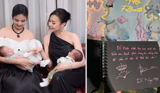 Ngọc Hân hé lộ chi tiết đáng yêu của cặp song sinh nhà Phương Oanh - Shark Bình