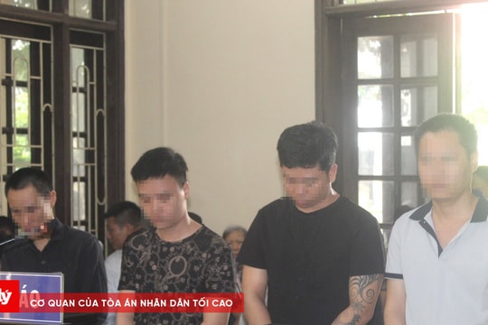 Xét xử sơ thẩm 5 bị cáo về tội ‘Tổ chức sử dụng trái phép chất ma túy”