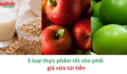 5 loại thực phẩm tốt cho phổi giá vừa túi tiền