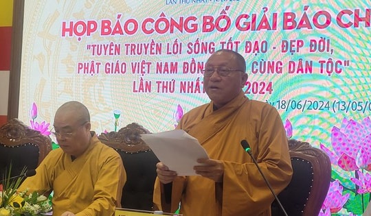 Phát động Giải Báo chí toàn quốc viết về Phật giáo “Tuyên truyền lối sống tốt đạo – đẹp đời”