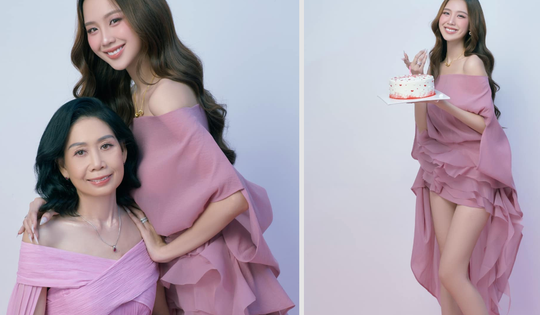 Chân dung mẹ bác sĩ của hoa hậu có chiều cao 'khủng' 1m86