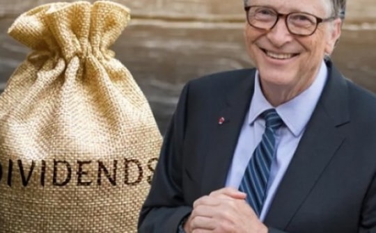 Bill Gates bỏ túi 1,3 triệu USD mỗi ngày tiền cổ tức