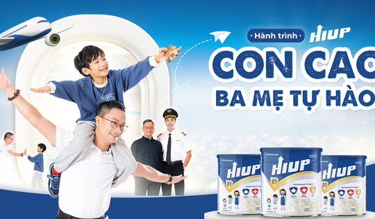 HIUP - Giải pháp dinh dưỡng đột phá giúp trẻ cao lớn chạm ước mơ