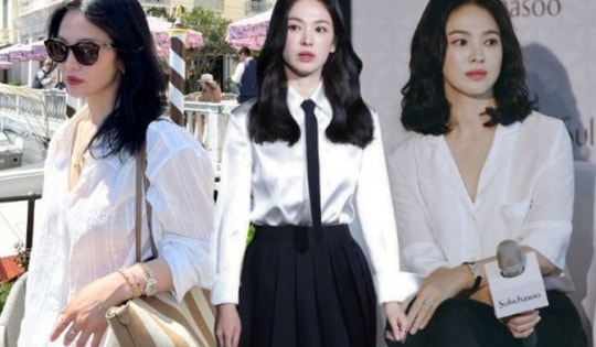 Song Hye Kyo luôn đẹp đỉnh cao khi diện áo sơ mi trắng, gợi ý 10 cách phối đồ cho mọi độ tuổi
