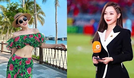 Sắc vóc gợi cảm của nữ MC bình luận về Euro trên VTV