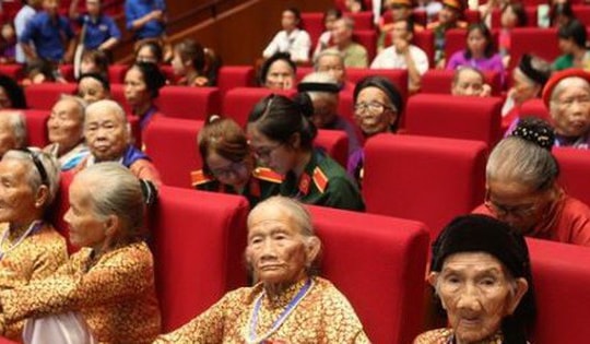 Tin vui cho các Bà mẹ Việt Nam Anh hùng, sẽ được nhận mức trợ cấp ưu đãi cao nhất từ 1/7/2024