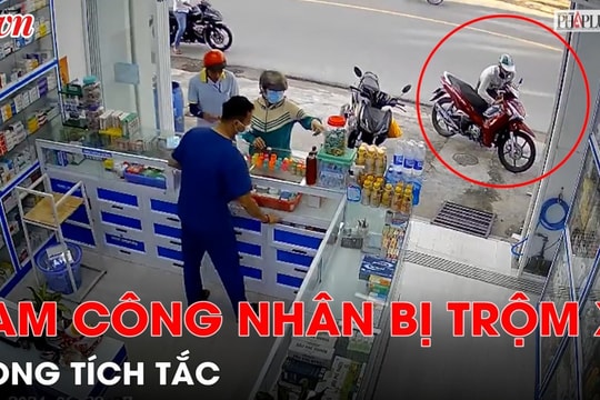 Vào tiệm thuốc mua khẩu trang, nam công nhân bị trộm xe chỉ sau 3 giây
