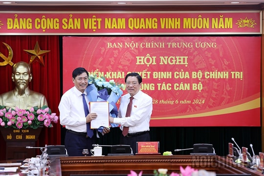 Bổ nhiệm Bí thư Tỉnh ủy giữ chức Phó Trưởng Ban Nội chính Trung ương