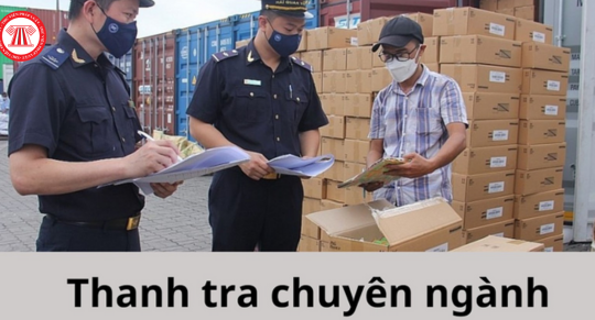 Thủ tục tiến hành một cuộc thanh tra chuyên ngành