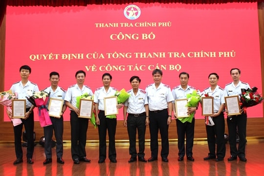 Thanh tra Chính phủ điều động, bổ nhiệm cán bộ quản lý