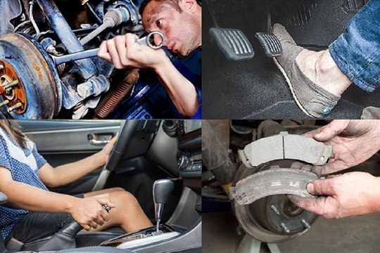 Bàn đạp phanh ô tô rung lắc phải làm sao?