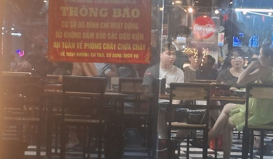 Hà Nội: Bị đình chỉ hoạt động do không đủ điều kiện PCCC, quán buffet nướng 9 BUK vẫn đón khách tấp nập