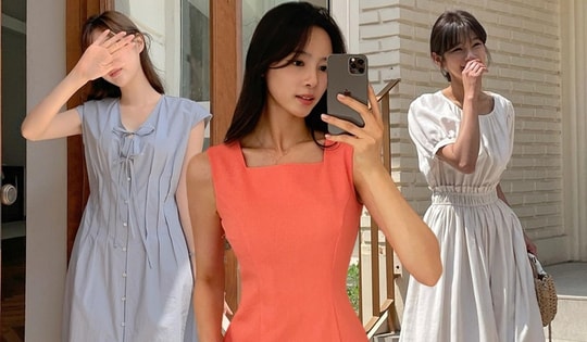 5 kiểu đầm chiết eo thon thả cho nàng eo bánh mì