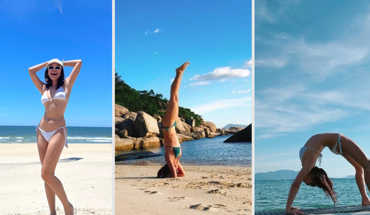 Bí quyết giữ sắc vóc để diện bikini nóng bỏng của Ái Phương