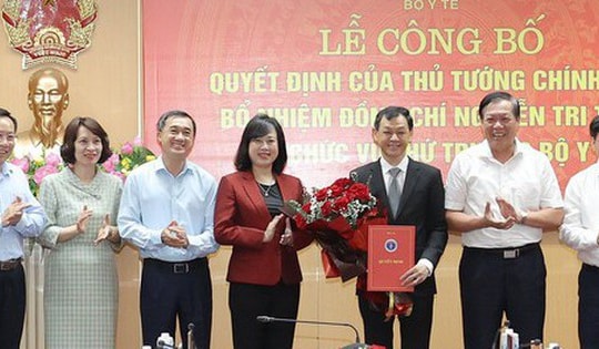 Công bố Quyết định của Thủ tướng bổ nhiệm Thứ trưởng Bộ Y tế Nguyễn Tri Thức
