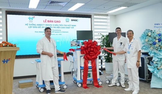 Lần đầu tiên tại Việt Nam có hệ thống lập bản đồ 3D giải phẫu tim