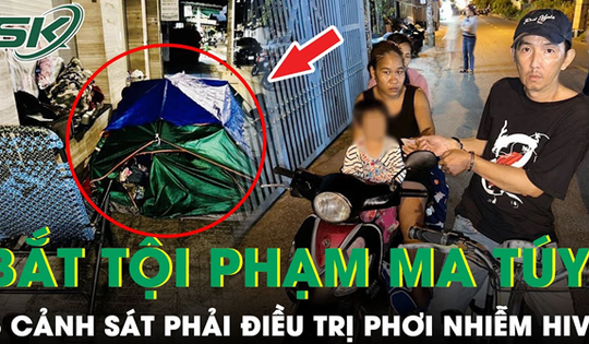 5 cảnh sát tại TPHCM phải chống phơi nhiễm HIV khi vây bắt tội phạm ma túy